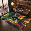 Penrith Panthers Personalisierter Kristall-Samt-Teppich, Benutzerdefinierter Name Text Weicher Anti-Rutsch-Teppich für Wohnzimmer Schlafzimmer