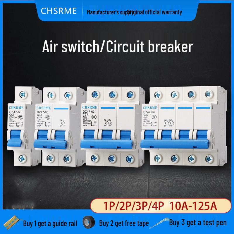 Miniature Circuit Breaker MCB Switch 1P 2P 3P 4P DZ47-63