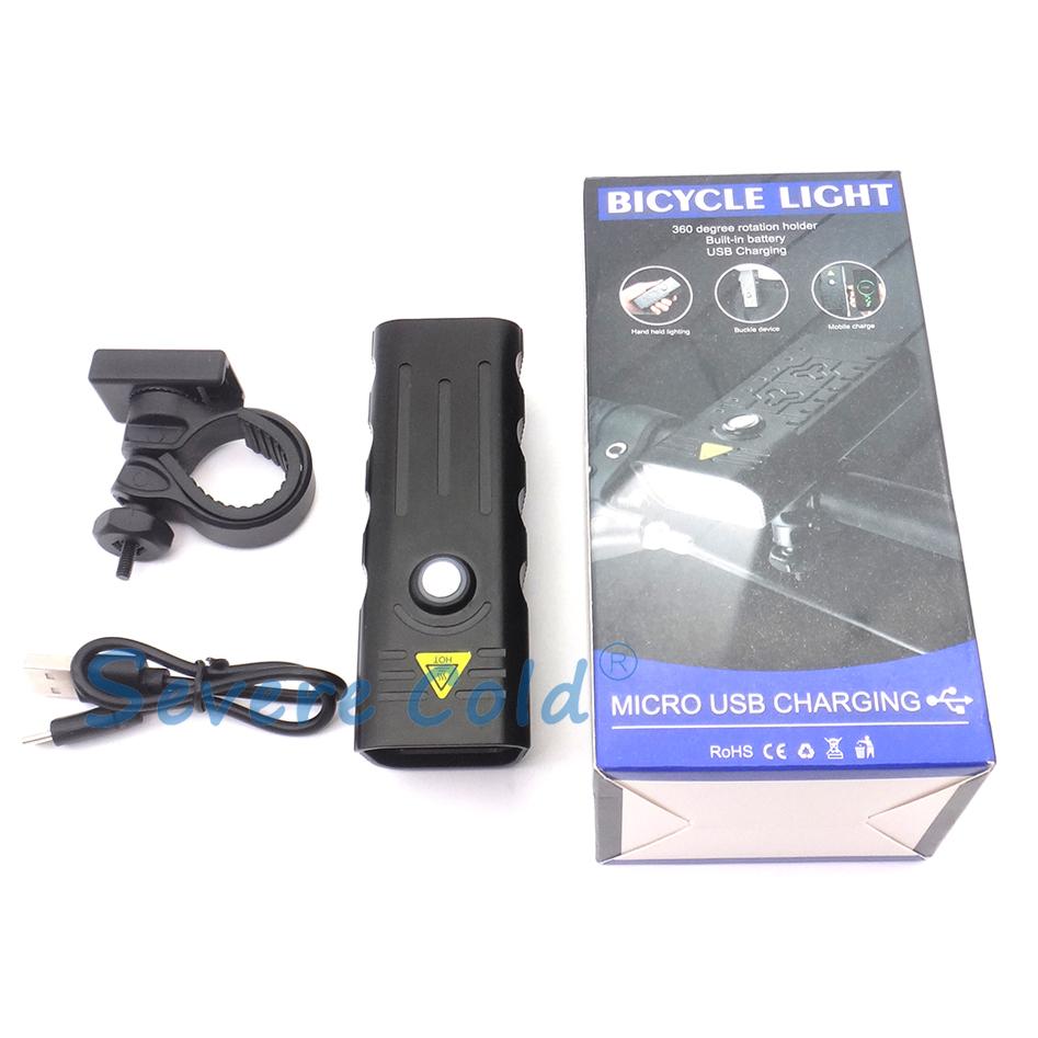 Bicycle Headlight Mountain Front Bicycle Head Light Lamp, LED Bicycle Light