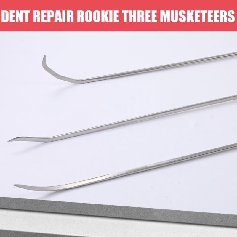 Professional Car Dent Repair Tool Removal Rod Set in Alloy Steel Suitable for Effortlessly Dent Removal Home Outdoor Use