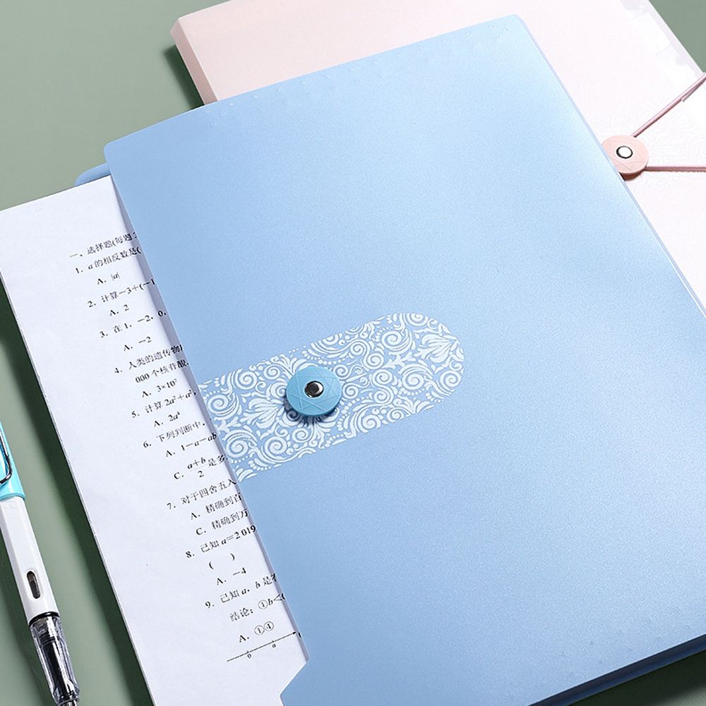 With Label Card Stationery A4 Paper Folder Paper Organizer File Folder Organ Bag Filing Products