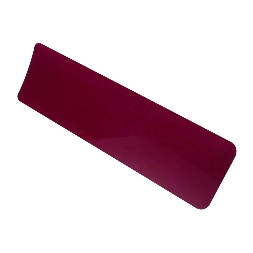 Hair Highlighting Board Purple Transparent Acrylic Dye Paddle for Long Hair Coloring Bleaching Dyein
