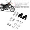 29mm/1.1in Aluminum Motorcycle Footpeg Mounting Kit with Screws and Nuts, Pedal Mounting Accessories