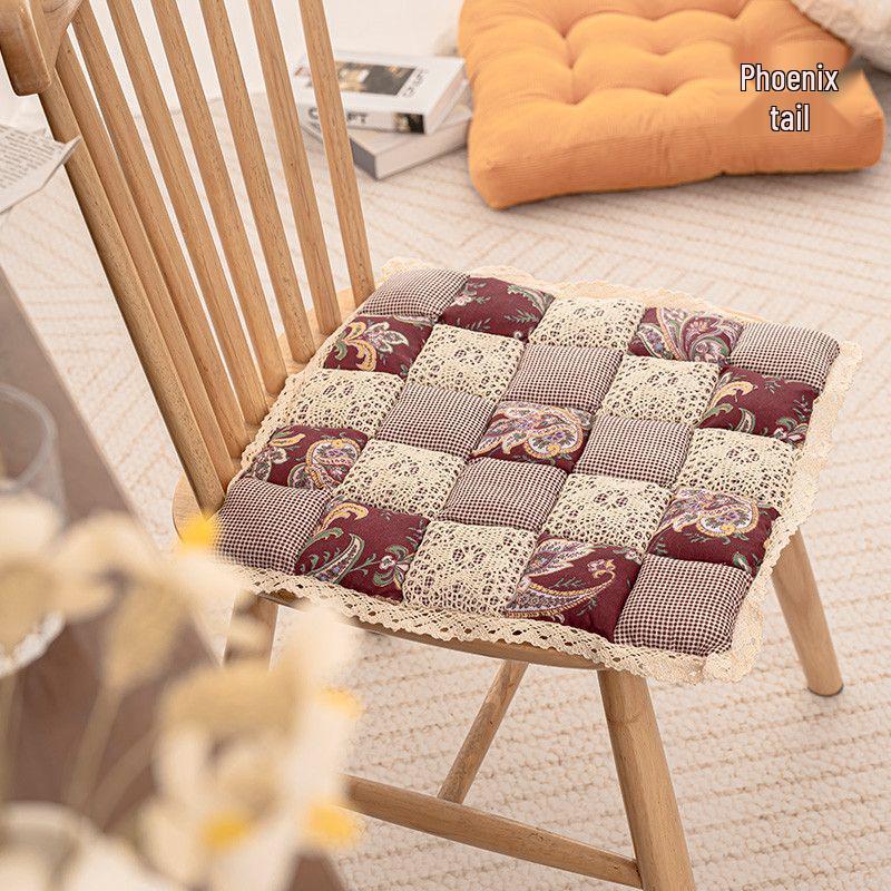 Lace Non-Slip Chair Cushion Pad for Dining and Living Room
