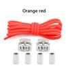 1Pair Round Elastic Laces Sneakers Lock Shoe Laces Without Ties Metal Buckle Laces Kids Adult No Tie Shoelaces Shoes Accessories