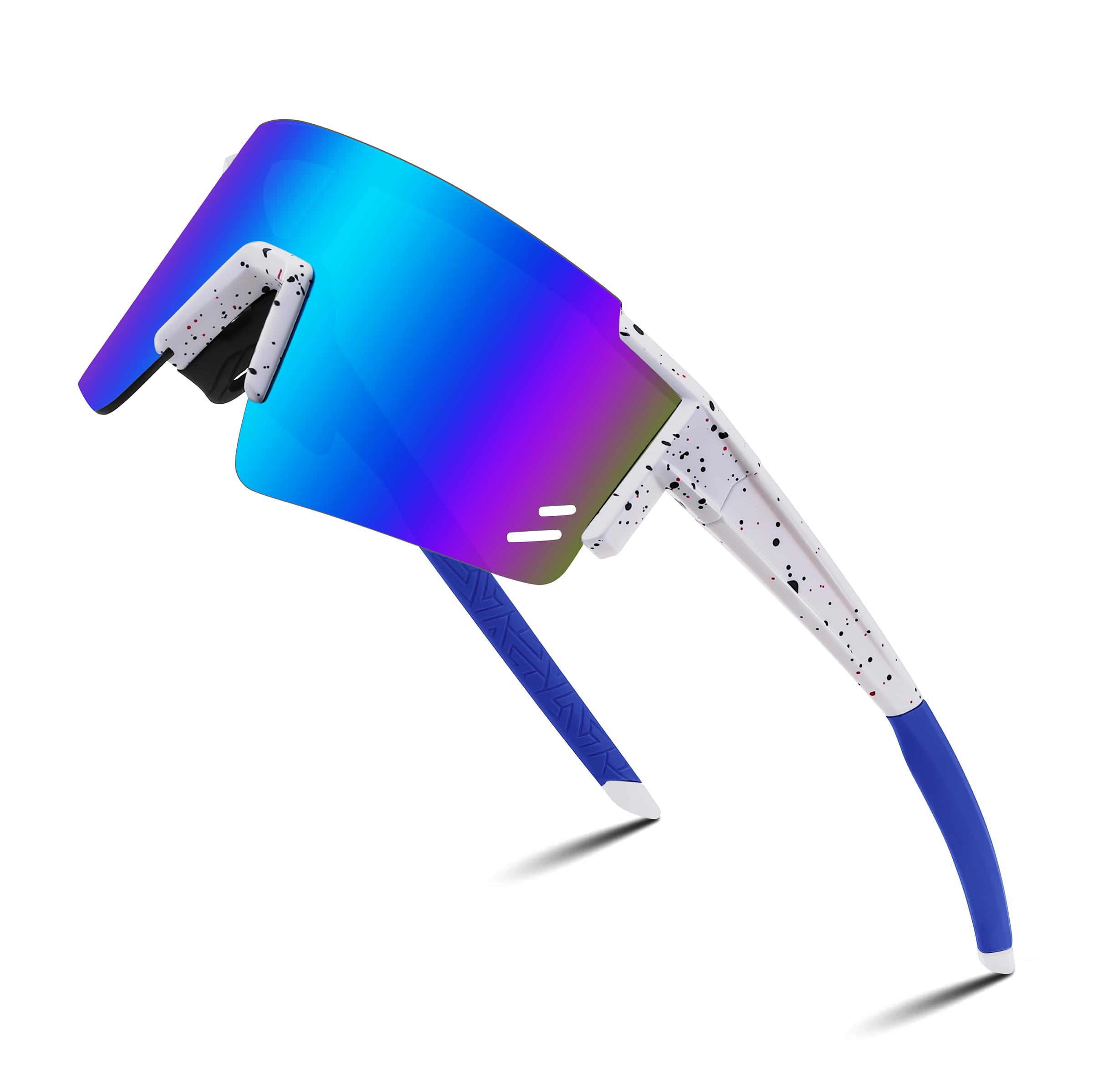 

Kids Sports Sunglasses for Children UV400 Ultra Lightweight Sunglasses for Golf Jogging Baseball Bus Fishing Mountaineering Bicycle Cycling UV синій