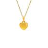 Heart Necklace & Earring Set for Women - Niche Design, Colorfast Titanium Steel, 18K Gold, Ideal for Summer Layering.