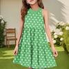 Children's Summer Casual Fashion Round Neck Sleeveless  Dress