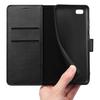 Case for iPhone SE 2020 - 7 - 8 - Black Wallet Flap Magnetic Flip Card Storage [Phonillico®]