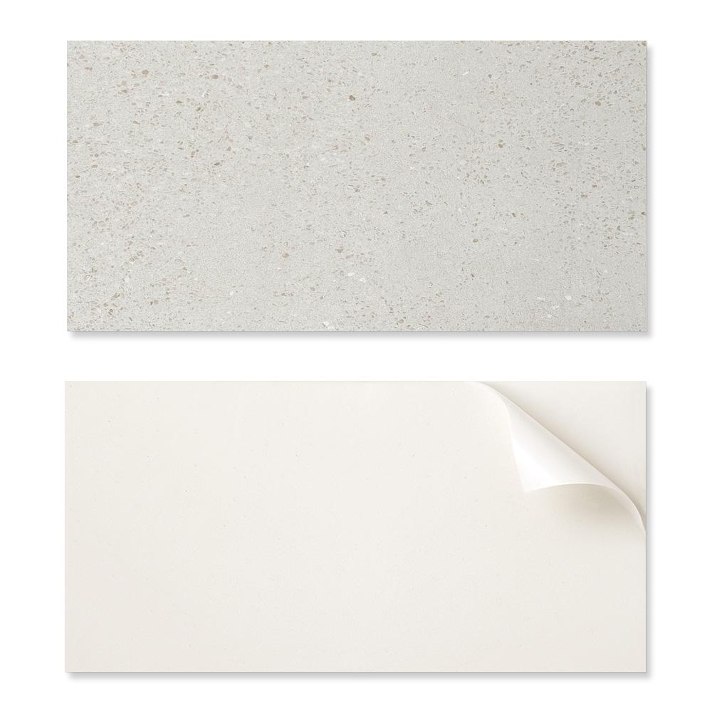 PVC Panel With Motif Easy Decoration For Dining Room 100x50 Cm Stone with Particles