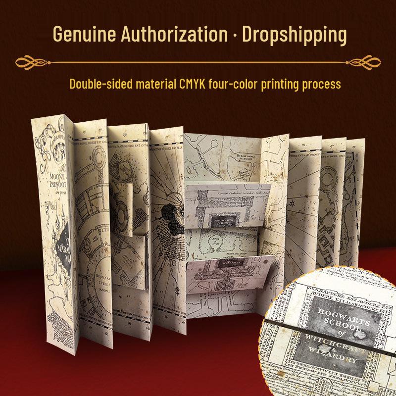 Official Harry Potter Marauder's Map Cosplay Prop