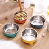 4PCS 4-Leg Stainless Steel Pet Bowls: Large Capacity Non-Skid Pet Dishes with Detachable Stands, Easy To Clean Dog & Cat Feeder