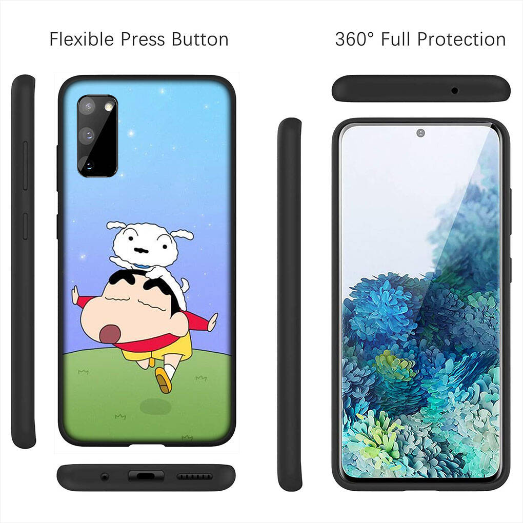 Cover for iPhone 17 16 15 Xiaomi Poco Redmi Note 14 13 12 X Pro Max Samsung Galaxy S25 S24 S23 OPPO Huawei Comics Crayon Shin Chan Shinchan Phone Case