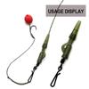 30PCS Carp Fishing Accessories Lead Clip Quick Change Swivel Tail Rubber Anti Tangle Sleeves for Carp Rigs Coarse Fishing Tackle