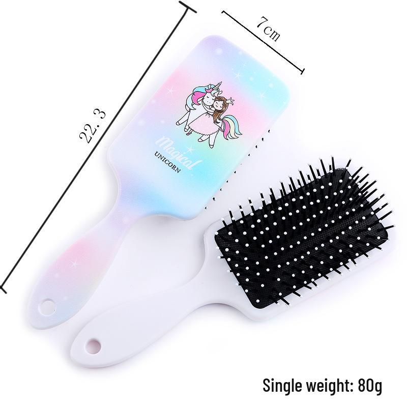 Cartoon My Little Pony Detangling Hairbrush with Air Cushion Massage