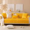 Plush Sofa Towel Solid Corner Couch Cover L Shaped Sofa Chaise Cover Lounge Slipcover Non Slip Sectional Sofa Couch Cover