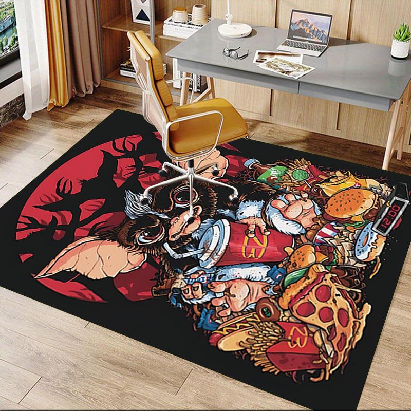 1pc gremlins fast food Carpet, Office Rug Outdoor Mat Home Decor Area Carpet Festival