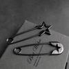 Adjustable Retro Large Pins Fixed Needle Clothing Metal Safety Pins Lapel Pin  Hat Coat Accessory