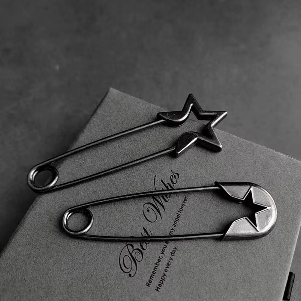 Adjustable Retro Large Pins Fixed Needle Clothing Metal Safety Pins Lapel Pin  Hat Coat Accessory