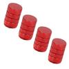 4PCS Aluminum Tire valves Stem Caps Corrosions Resistant Covers Aluminum Valves Caps Engineered Valves Stem Caps set X37F