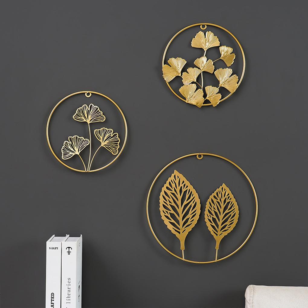 Exquisite Craft Leaf Wall Art Decor Durability And Countryside Charm Anti-corrosion Wall Decoration