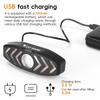 Rechargeable Warning Bike Lights with Turn Signals Cycling Back Light Wireless Remote Control Bike Rear Light for Night Riding