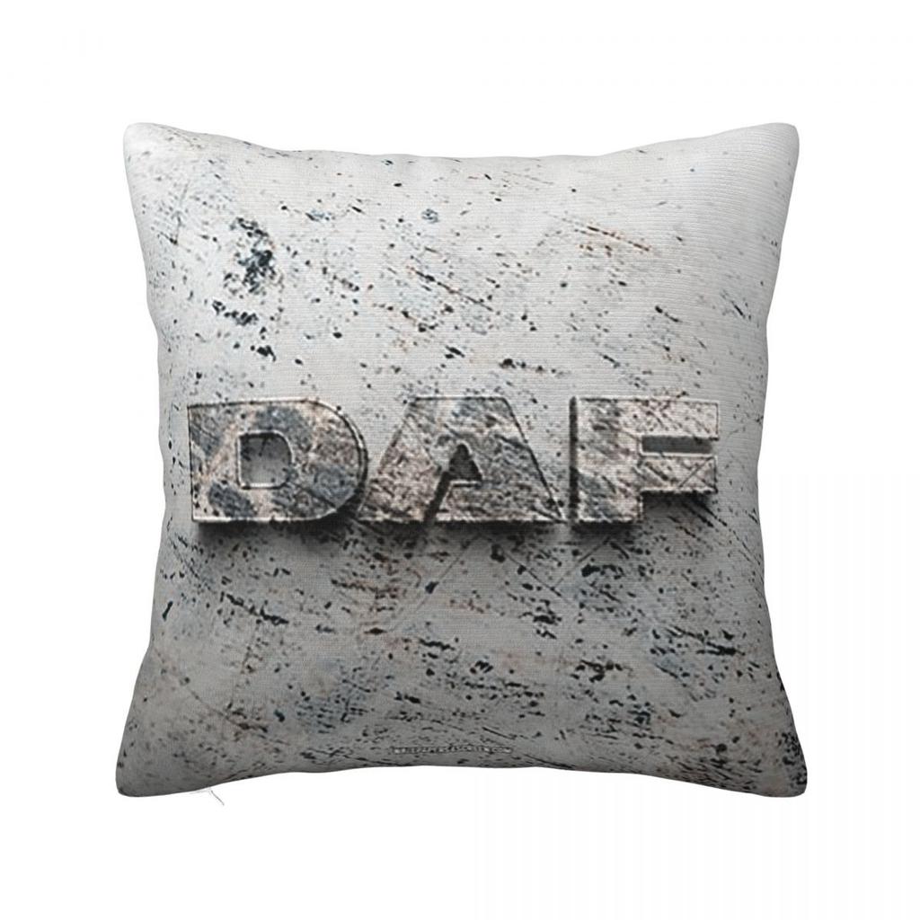 Daf Truck Logo Klasického Auta 11 Čtvercový Povlak na Polštář Potah na Polštář Povlak na Polštář Dekorační Polštář pro Domov Ložnici Auto