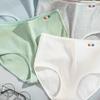 Cotton Panties For Women's Underwear Plus Size Solid Color Briefs High Waist Seamless Underpants Female Lingerie