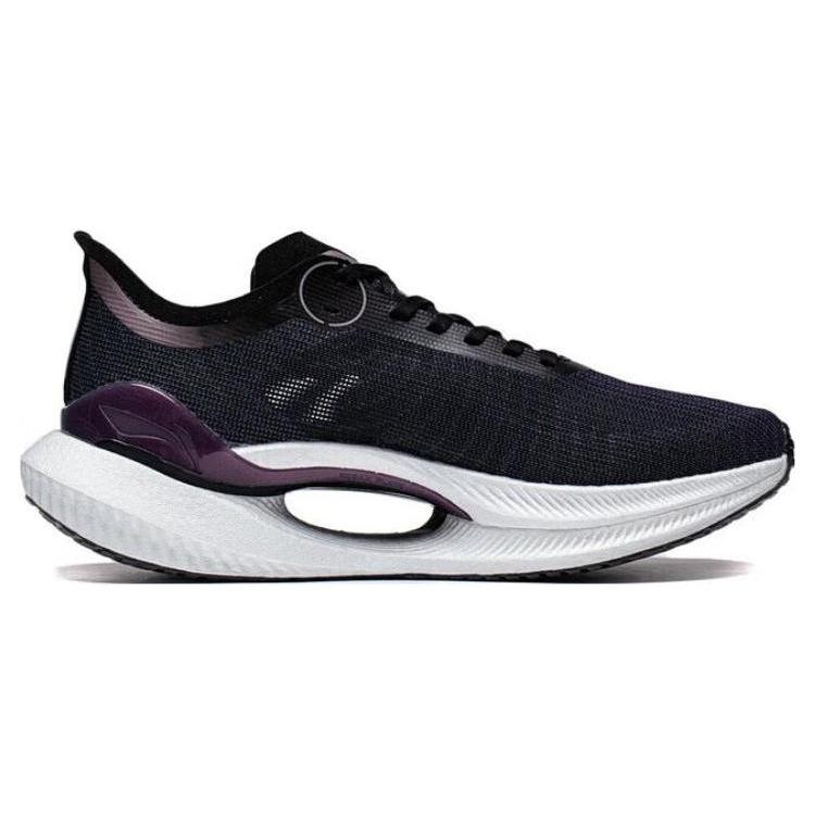 Li Ning Shadow 2 Essential Cushioning Breathable Lightweight Rebound Low top Running Shoes Men's Black ARRT005-5