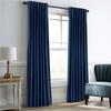 Fleece Solid Color Blackout Curtain Cloth, Living Room Bedroom Blackout Curtain Finished Multi-Color