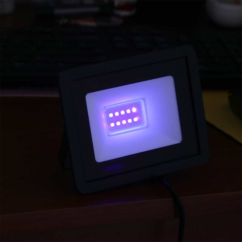 High Power UV LED Floodlight 5V USB UV Fluorescent Light Anti Bacterial UVA Floodlight  Atmosphere
