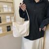 Chic Nylon Bucket Bag For Women Trendy Street Style Handbag With Magnetic Closure