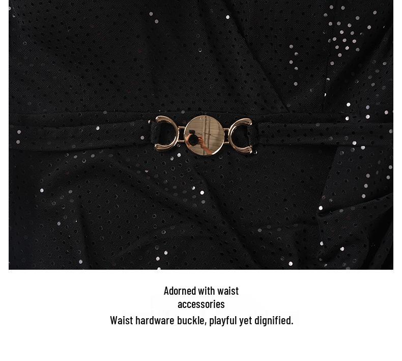 Chic Strappy Low-Cut Evening Gown with High Slit