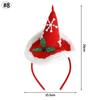 Christmas Hat Headband Christmas Glowing Headwear Party Decoration Luminous Xmas Tree Elk Hairpin Festival Party Small Gifts
