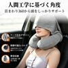 PhyiFlbey Mini Hooded Neck Pillow Improved Air High Light Inflatable Air Detachable Ergonomic Enveloping Fast Suitable for Travel Machine Prevents