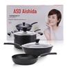 Aishida Crystal Stone Non-stick Cookware 3-Piece Set