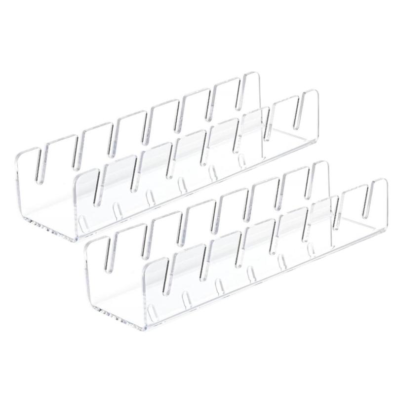 

Sturdy Acrylic Hat Display Rack Reusable Round Cap Stand Cap Organizer Hanger Baseball Cap Holder for Travel Hotel Home чистий