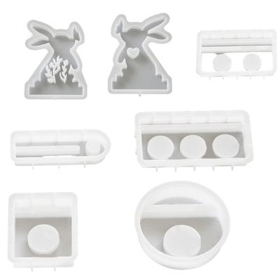 Flexible Easter Theme Silicone Candle Stand Making Mold With Intricate Tree Branch Design For Creative Projects
