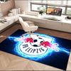 1PC rug Rb FootballCrest Design Carpet, Chair Rug,Area Rug for Office Bedroom living rooms bedroom, Doormat decor Christmas fan gifts