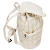 Puffer Backpack Large Capacity Multifunctional Quilted Backpack Puffy Bag for Trolley Storage Daily Use Travel Beige