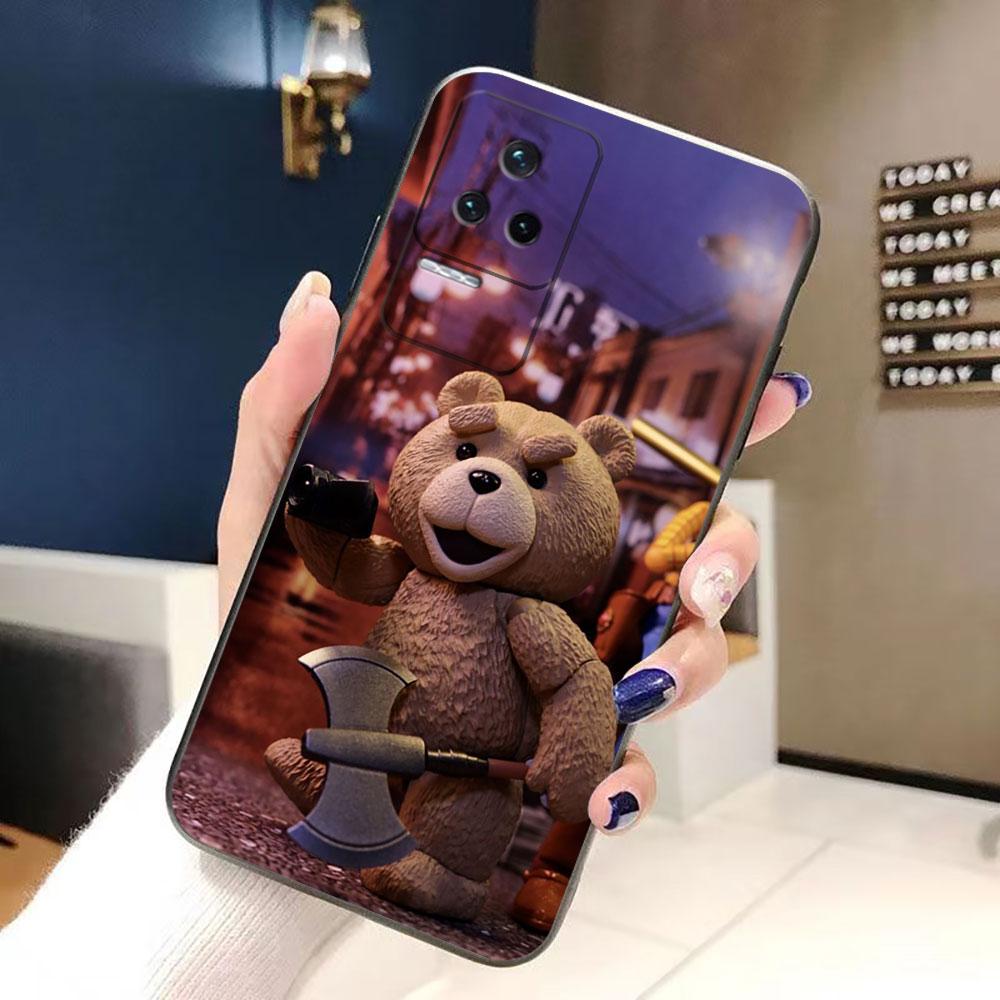 Die Niedliche Teddybären Handyhülle Für Redmi K60 K40 Gaming K30 13C 12C 12 10 10C 9T 9C 9A 9 8 7 6 A1 A2 Silikonhülle Funda Cover