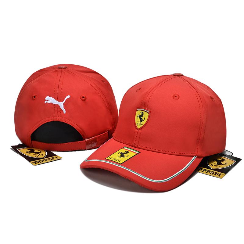 Ferrari Bestickte Bedruckte Baseballkappen und Sonnenschutz-Baseballkappe Geeignet für Alle Jahreszeiten Für Ferrari458 488 F12 FF 430
