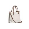 COACH Willow Pebbled Leather Tote Bag , Shopping Bag , Handbag Medium Women's White (Unisex) Handbags C8561 B4CAH