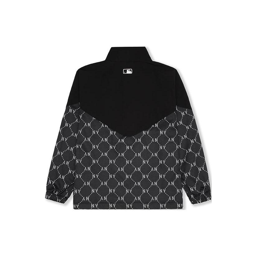 New MLB Jackets Unisex Black 3AWJM0341-50BKS