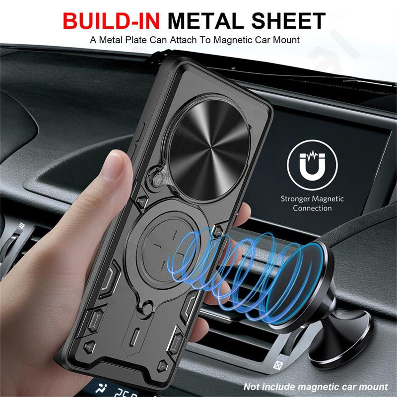 Slide Camera Cases For Honor X9C X9B X9A X8B X8A X8 X7B X7A X6 90 Lite Magnetic Phone Case For Honor Magic 7 6 5 Lite Pro Cover