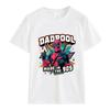 T-Shirt For Men Fashion Casual Loose 100cotton Clothing Cartoon Deadpools  Printed Crewneck Breathable Tshirt Hip Hop Tees