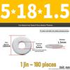 Extra Large Galvanized Metal Flat Washer - Thickened Round Screw Washer M6-M16