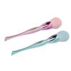 2pcs Nail Dust Cleaner Brush Home Salon Electroplating Exquisite Nail Dust Powder Remover Makeup Brush