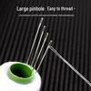 Large Eye Steel Sewing Needles - Ideal for Hand Sewing, Embroidery, Quilts, and For Elderly with Easy Threading