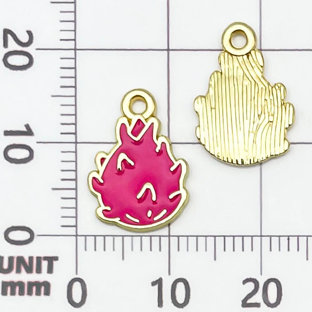 30 Colorful Fruit Enamel Pendants for DIY Jewelry - Apples, Watermelons, Cherries